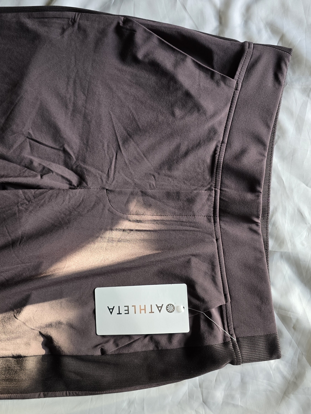 NWT Athleta Purple Casual Pants Pockets Women’s Size 6 - Picture 6 of 8